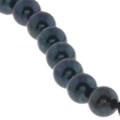 14k White Gold Cultured Akoya Black Pearl Necklace (7-7.5 mm/18in)