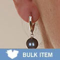 Akoya Black Pearl Leverback Earring (9-9.5 mm) (case of 3)