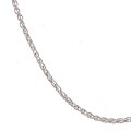 14-kt White Gold 0.8 mm 20-inch Wheat Necklace