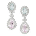 14k White Gold 1/3ct TDW Diamond Gemstone Earrings