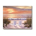 Diane Romanello Paradise Sunset Canvas Art
