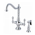 Dallas Lever Handle Kitchen Faucet with Sprayer