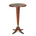 Round Birch End Table