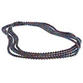 Cultured Freshwater Black Pearl Necklace (6-6.5 mm/100 in.)