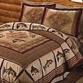 Handcrafted 'River's Edge' Quilt (Twin)