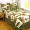 Combat Ready 4-piece Twin-size Patchwork Quilt Set