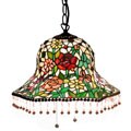 Tiffany-style Hanging Lamp with Beads