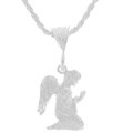 Sterling Silver Praying Angel Charm