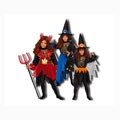 3-in-1 Devil, Wizard, Witch Costume Set