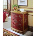Hand Painted Ruby Accent Chest