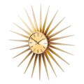 Sunburst Gold 24-inch Wall Clock