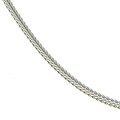 Platinum 18-inch 0.87 mm Square Foxtail Necklace