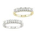 14k Gold 1/2ct TDW Round Diamond Five-stone Ring (H-I, I2-I3)