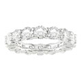 18k Gold 4ct TDW Round Diamond Eternity Band (H-I-J, I1-I2)