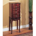 Small Mahogany Jewelry Armoire