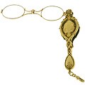 14k Yellow Gold 1900s Lorniette Eyeglasses