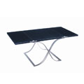 Black Folding Hostess Table