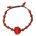 Agate Lotus Flower Bracelet (China)