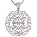 Sterling Silver Filigree Antique Style Necklace