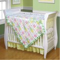 Cassandra Cotton 4-piece Patchwork Crib Set