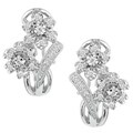 14k White Gold 1/4ct Diamond Earrings