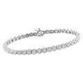 10k White Gold 1ct Diamond Tennis Bracelet (H-J, I1-2)