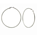 Stainless Steel Large Circle Hoop Earrings