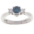 14k Gold 3/4ct TDW Blue/ White Diamond Ring (G-H, I1)