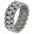 Stainless Steel Watch Band-style Ring
