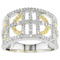 14k Two-tone Gold 1/2ct TDW Diamond Ring (I-J, I2-I3)