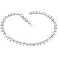 18k White Gold 14ct TDW Diamond Necklace