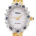 Dufonte by Lucien Piccard Genuine Sapphire Bracelet Watch