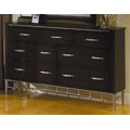 Espresso 7-drawer Hardwood Dresser