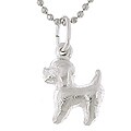 Children's Sterling Silver Poodle Pendant