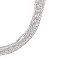 Sterling Silver 12-strand Necklace