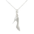Sterling Silver Stiletto Shoe Pendant Necklace