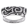 Sterling Silver Swirl Fashion Ring