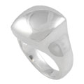 Sterling Silver Chunky Square Ring