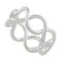 Sterling Silver Double Wave Ring