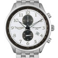 Triumph Men's Silver Dial Chronograph Steel Watch