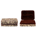 Leopard Design Four Slot Watch Case