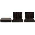 Black Leather 4-slot Watch Case