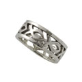 Sterling Silver Christian Faith Band
