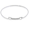 Hot Diamonds Sterling Silver Diamond Hinged Bangle