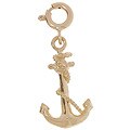 14k Gold Anchor Charm