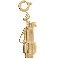 14k Gold Golf Bag Charm