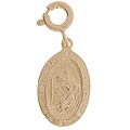14k Gold Saint Christopher Charm