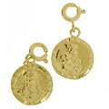 14k Gold Virgin Mary Medal Charm