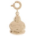 14k Gold Buddha Charm