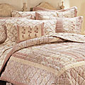 Pink Chablis Handcrafted Quilt Set (Queen)